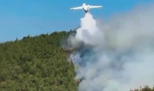 Susurluk'taki orman yangını 2'nci gününde
