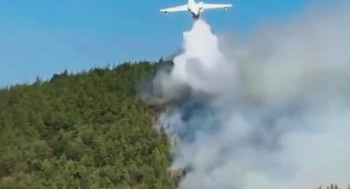 Susurluk'taki orman yangını 2'nci gününde