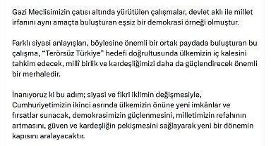 TBMM Başkanı Kurtulmuş: Bu adım, yeni bir dönemin kapısını aralayacak