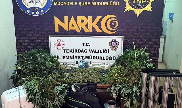 Tekirdağ'da uyuşturucu satıcılarına operasyon; 7 tutuklama