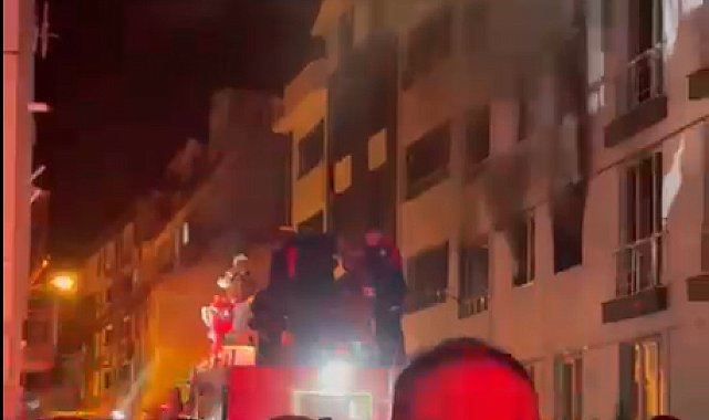 Tokat'ta 5 katlı binada yangın; 4 kişi dumandan etkilendi