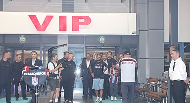 Trabzon'da Salah'a coşkulu karşılama