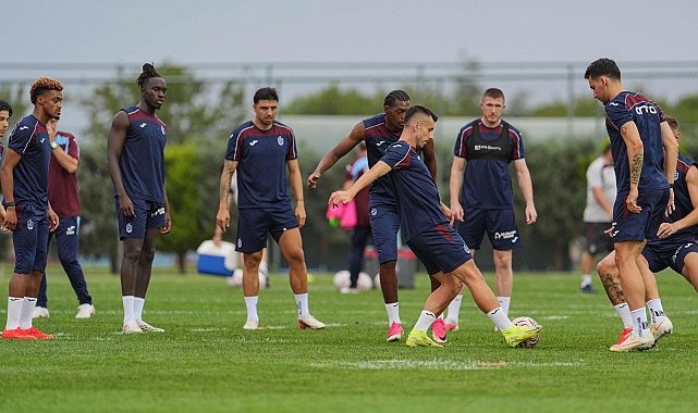Trabzonspor, Ferencvaros maçı hazırlıklarına başladı