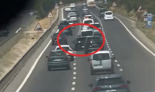 Trafikte makas atarak ilerleyen sürücüye 10 bin lira ceza