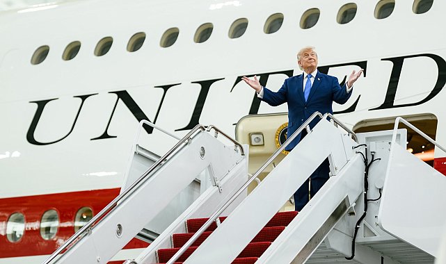 Trump'tan 'Türkiye'de uçak değiştirdim' açıklaması