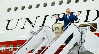 Trump'tan 'Türkiye'de uçak değiştirdim' açıklaması