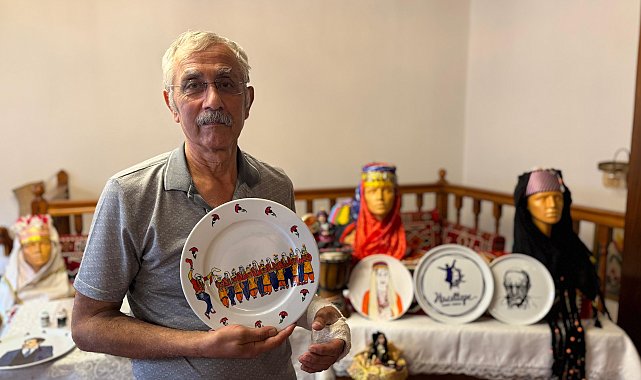 Türk halk oyunları figürlerini tabaklara işleyip dünyaya taşıyor