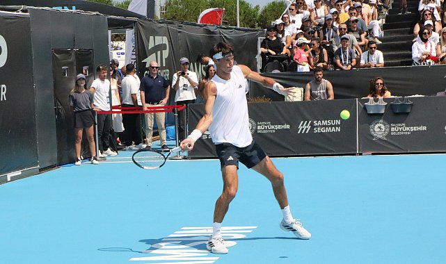 Uluslararası Samsun Open ATP Challenger 50 Tenis Turnuvası'nda şampiyon Gabriel Debru oldu