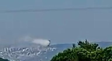 Yalova'da F16 uçağı kaza kırıma uğradı, pilot kurtuldu