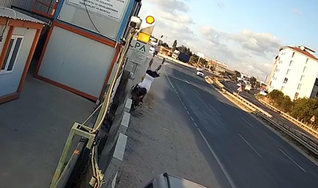 Yeni aldığı motosikletle kaza yapan Utku öldü; o anlar kamerada
