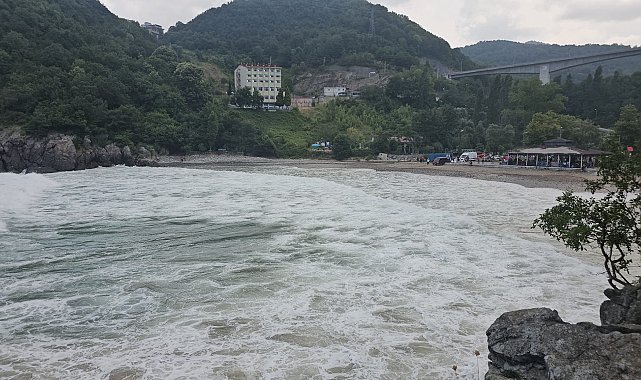 Zonguldak'ta denize girişler yasaklandı