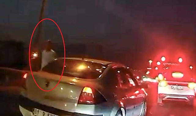 'Başkomiserim' diyerek tartıştığı sürücüden ehliyet ve ruhsat isteyen şüpheli, market çalışanı çıktı