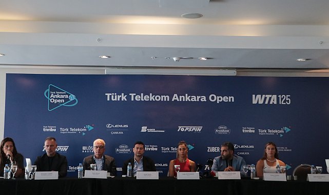 'WTA 125 Türk Telekom Ankara Open' turnuvasının basın toplantısı Ankara'da gerçekleştirildi