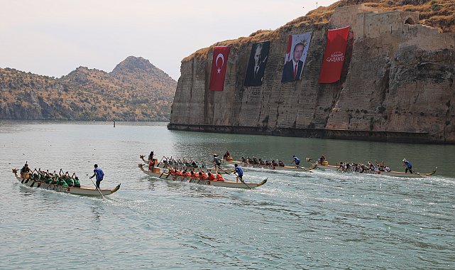 7'nci Uluslararası Rumkale Su Sporları Festivali'nde 4 bin 440 sporcu yarıştı