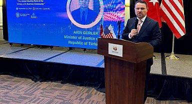 Adalet Bakanı Gürlek, ABD'de düzenlenen 'Küresel İş Zirvesi'nde konuştu