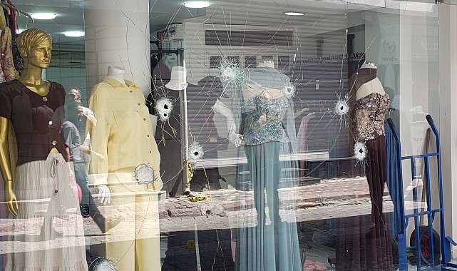 Adana'da giyim mağazasına silahlı saldırı