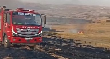 Adıyaman'da anız yangını söndürüldü