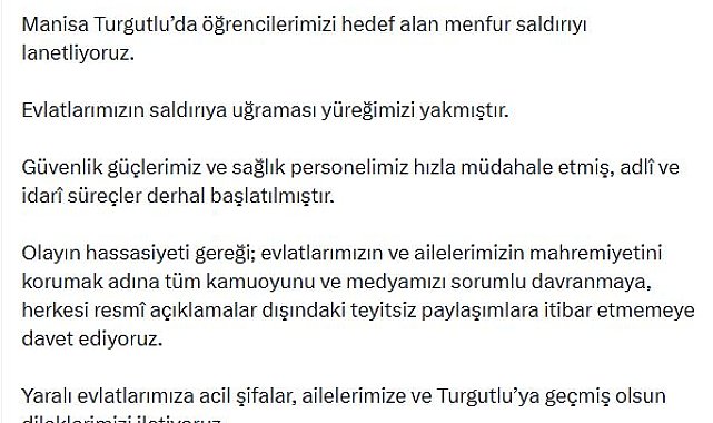 AK Parti'li Çelik: Menfur saldırıyı lanetliyoruz