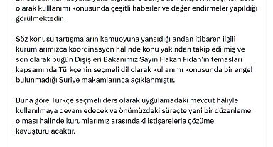 AK Parti'li Zorlu'dan Suriye'de Türkçenin seçmeli dil olarak kullanımına ilişkin açıklama