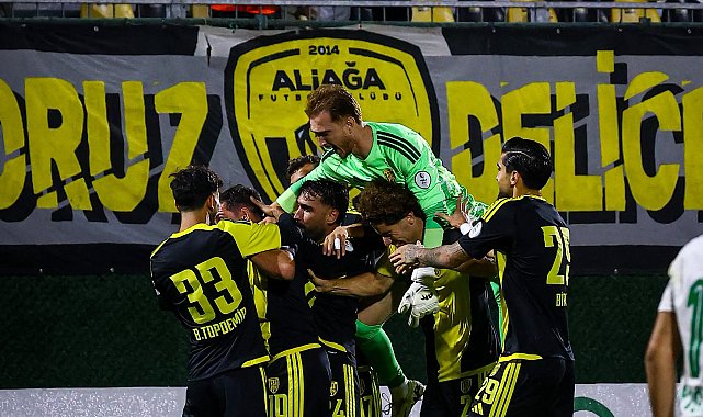 Aliağa FK'da son dakika coşkusu
