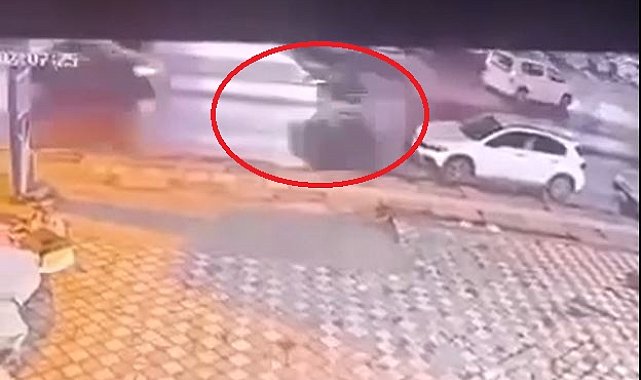 Ankara'da bir kişinin öldüğü motosiklet kazasının görüntüleri ortaya çıktı