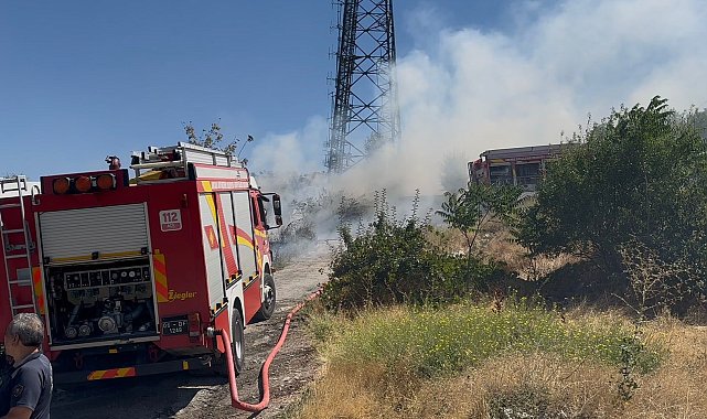 Ankara'da ot yangını