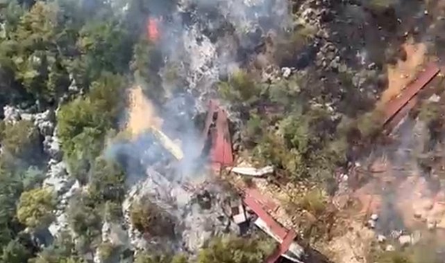 Antalya'da orman yangını