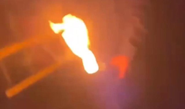 Arnavutköy'de aracı ateşe veren 2 şüpheli yakalandı