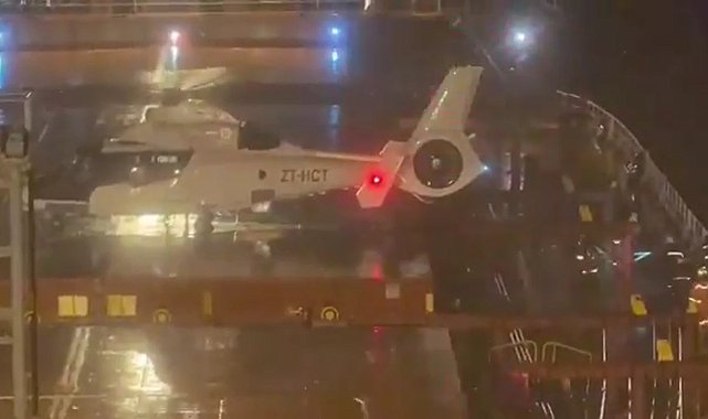 Atlas Okyanusu'nda yaralanan Türk denizci, helikopterle hastaneye sevk edildi