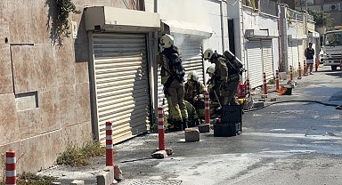 Avcılar'da depo olarak kullanılan garajda yangın