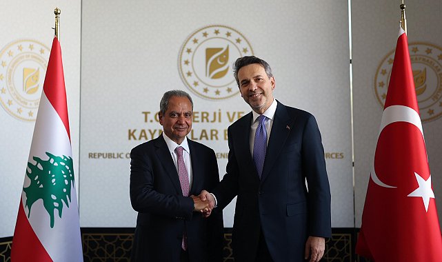 Bakan Bayraktar, Lübnanlı mevkidaşı Saadi ile bir araya geldi