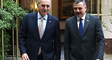 Bakan Çiftçi, TBMM Başkanı Kurtulmuş'u ziyaret etti