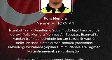 Bakan Çiftçi'den, şehit olan polis memuru için taziye mesajı