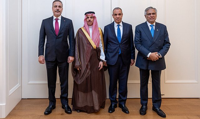Bakan Fidan, Türkiye-Mısır-Pakistan-Suudi Arabistan Dışişleri Bakanları Toplantısı'na katıldı