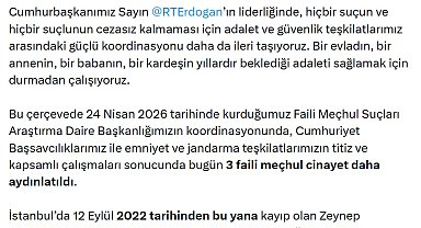 Bakan Gürlek: 3 faili meçhul cinayet daha aydınlatıldı