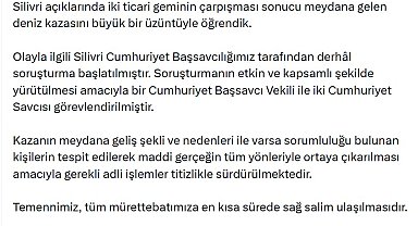 Bakan Gürlek: Silivri'deki gemi kazasıyla ilgili soruşturma başlatıldı