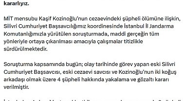 Bakan Gürlek'ten, 'Kaşif Kozinoğlu soruşturması' açıklaması