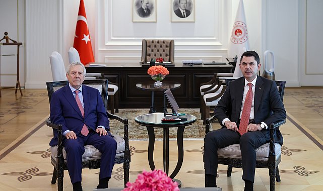 Bakan Kurum, Aziz Yıldırım'ı kabul etti