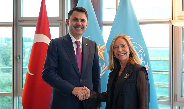 Bakan Kurum, Cenevre'de WMO Genel Sekreteri Saulo ile görüştü