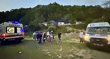 Bartın'da patpat devrildi: 1'i ağır 8 yaralı