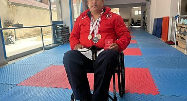Bel kemiği kırılan Mehmet hayata tutundu, 8 ayda milli sporcu oldu