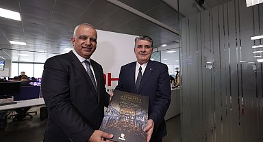 Beşiktaş Başkanı Serdal Adalı'dan Demirören Haber Ajansı'na ziyaret