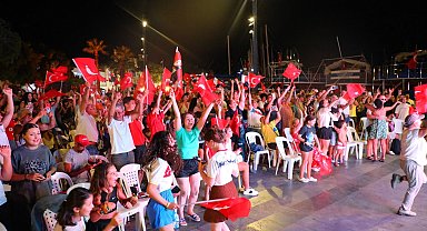 Bodrum'da Filenin Sultanları'nın şampiyonluk coşkusu