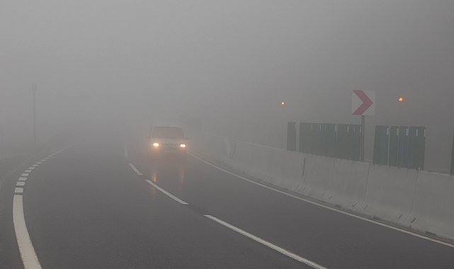 Bolu Dağı geçişinde yoğun sis