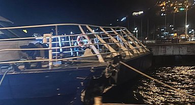 Bursa - Mudanya'da İDO deniz otobüsü iskeleye çarptı