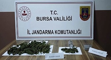 Bursa'da 1 kilo uyuşturucu ele geçirildi