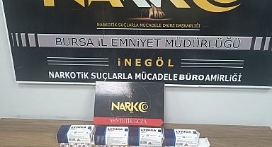 Bursa'da 224 sentetik ecza ele geçirildi