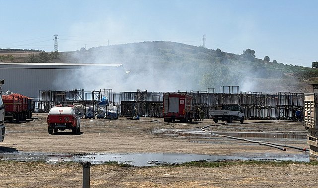 Bursa'da fabrika yangını