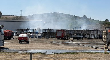 Bursa'da fabrika yangını