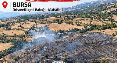 Bursa'da orman yangını- Yeniden